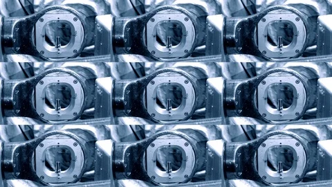 Milling abutment close-up. Stock Footage 99953090