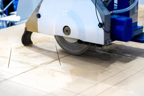 Milling and sawing machine for processing wood Stock Photos