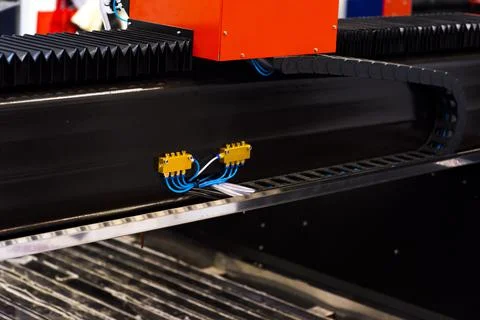 Milling and sawing machine for processing wood Stock Photos