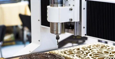 Milling and sawing machine for processing wood Stock Photos