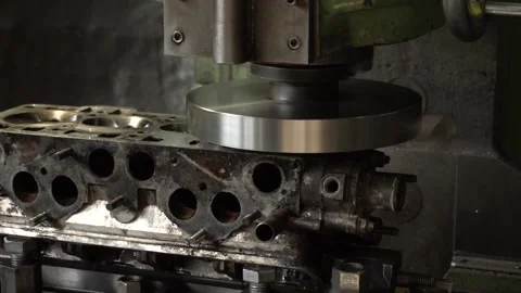 Milling auto parts Video stock 155014140