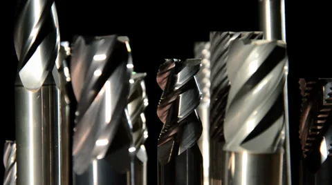Milling bits 스톡 동영상 33577417