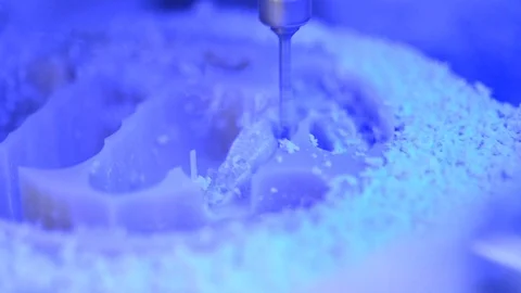 Milling dentist close-up Stock Footage