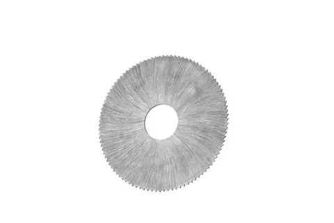 Milling disk gear, for processing metal selective focus Foto stock