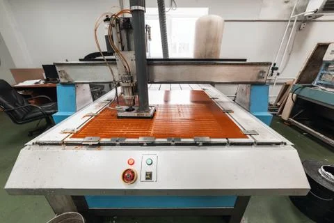 Milling engraving machine. Stock Photos