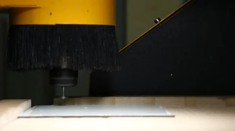 Milling Machine CNC Stock Footage 50016290