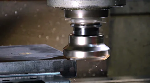 Milling machine, edited sequence 库存影片 32690675