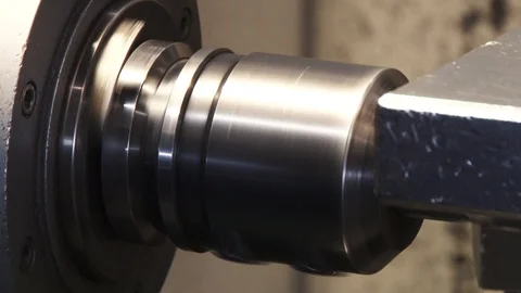 Milling machine at the factory Stock Footage 91238601