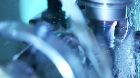Milling Machine Stock Footage 10890418