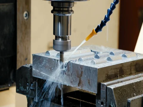 The milling machine Stock Footage 77950601