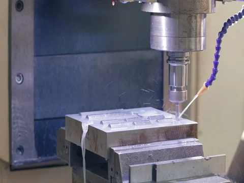 The milling machine Stock Footage 78477339