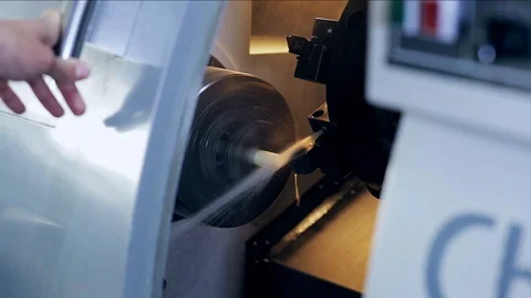 The milling machine Stock Footage 91074415