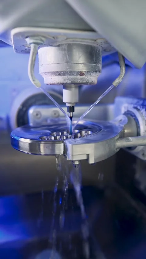 Milling machine for making veneers and crowns Stock Footage 311513666