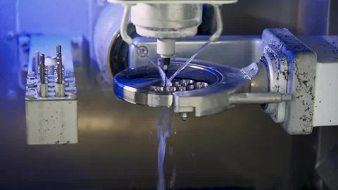 Milling machine for making veneers and crowns Stock Footage 311513696