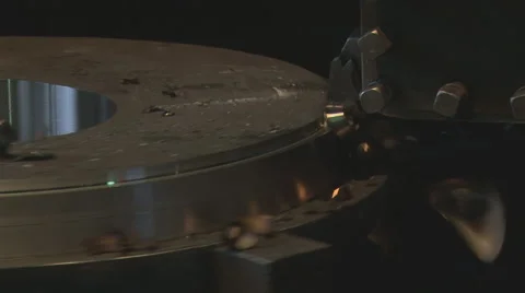 Milling machine - metal chips 스톡 동영상 40516393