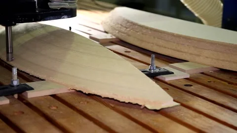 Milling machine on a tree, work of a  cutter on a tree Stock Footage 100622654