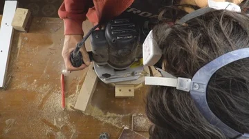 Milling machine for wood Stock Footage 85626545