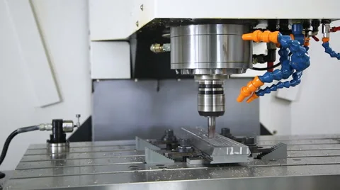 Milling machining center Stock Footage 62943918