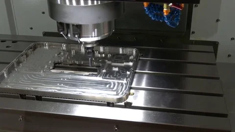 Milling machining center Stock Footage 77271729