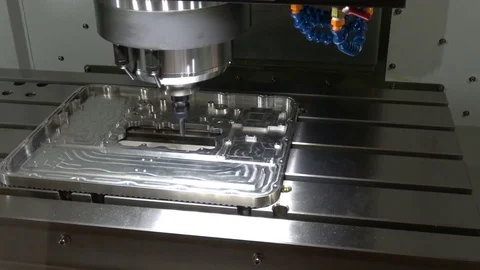 Milling machining center Stock Footage 77575646