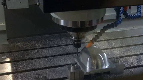 Milling machining center Stock Footage 81003150