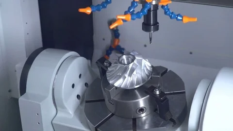 Milling machining center Stock Footage 83319314