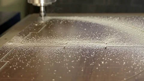 The milling process Stock Footage