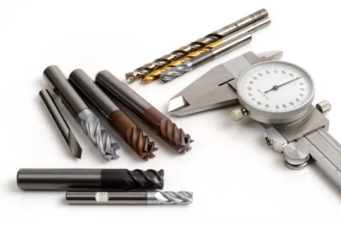 Milling tools Stock Photos