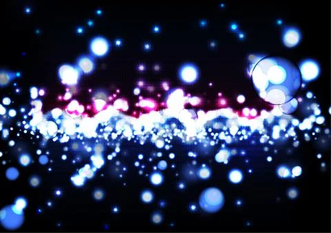 Million firefly technological modern light effect background vector Stock Illustration
