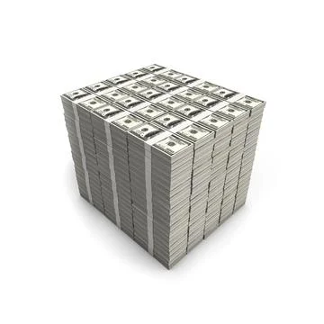 Millions of American dollars Illustrazione stock