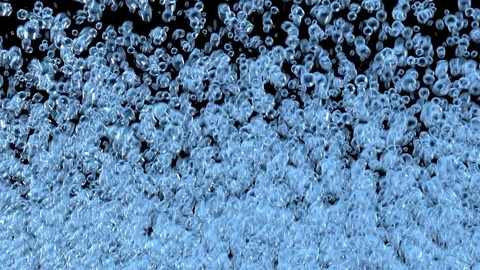 Millions of bubbles filling the screen Stock Footage 73130542