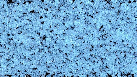 Millions of bubbles filling the screen Stock Footage 73130550