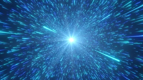 Millions Of Shooting Stars Deep In Outer Space Fly By At Light Speed Vidéo 250206813