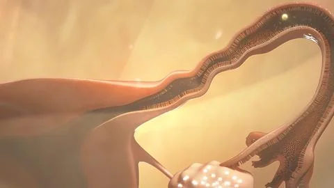 Millions of sperm are in this small amount of semen, Stock-Illustration