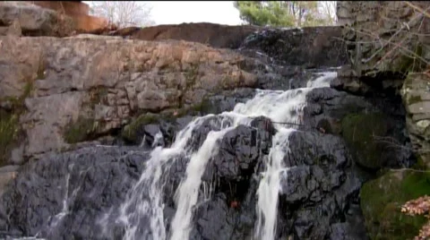 Millpondwaterfall1 스톡 동영상 958776