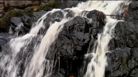 Millpondwaterfall2 스톡 동영상 958859