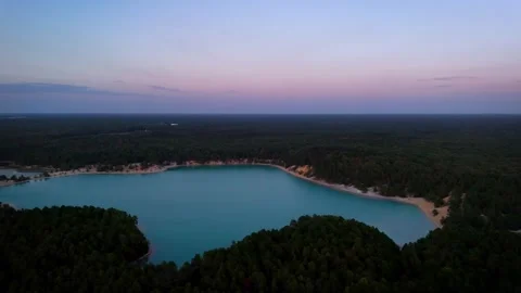 Millville-blue-hole-circle Stock Footage 287340719
