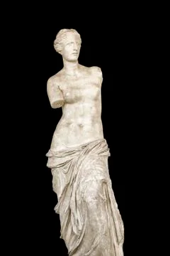 Milos island, Greece - September 1 2015: Venus de Milo - Aphrodite of Milos Stock Photos