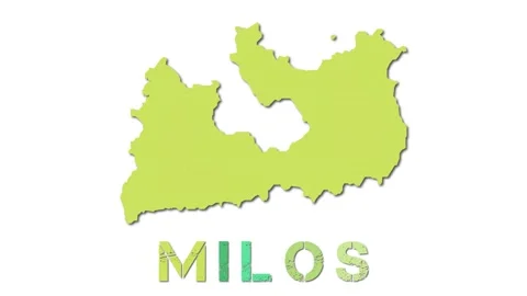 Milos Map With Paper Regions Animated I Stock Video Pond5   Milos Map Paper Regions Animated Footage 230962599 Iconl 