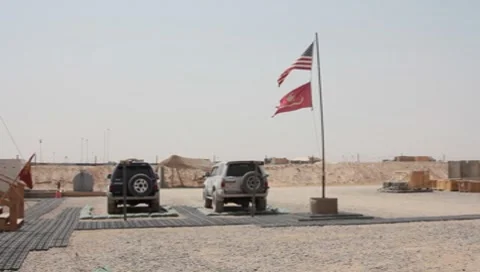 Miltary Base  (HD)c Stock Footage 7733014