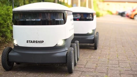 Milton Keynes Co-Op Trials Starship Stock Video Pond5