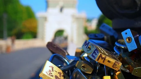 The Milvian bridge Stock Footage 80605756