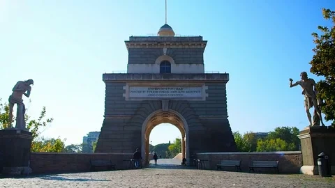 The Milvian bridge Stock Footage 80605809