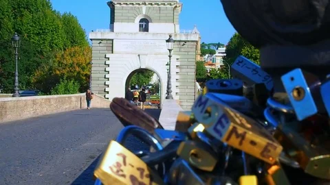 The Milvian bridge 库存影片 80606163