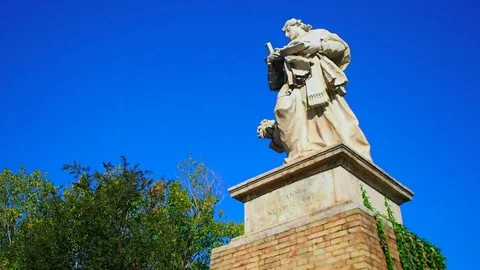 The Milvian bridge Stock Footage 80606231