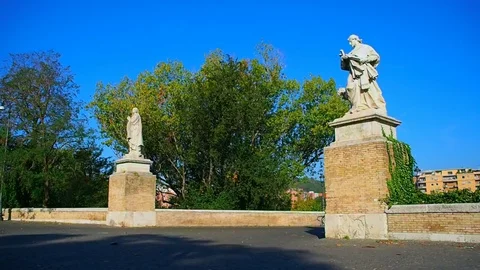 The Milvian bridge 库存影片 80606814