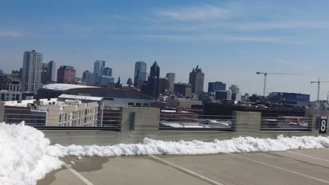 Milwaukee City Skyline Stock Footage 237027562
