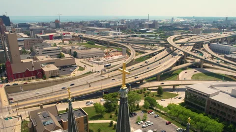 Milwaukee Interstates 库存影片 250662337