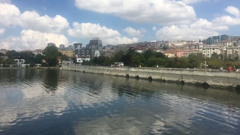 Mimar Sinan Bridge in Kucukcekmece Stock Footage 116774891