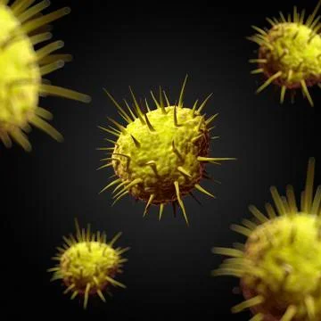 Mimi virus, artwork Stock Illustration